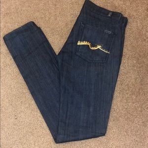 7 for all Mankind Roxanne boot cut jeans size 27